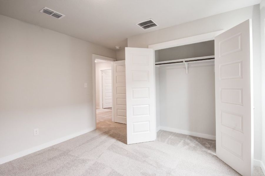 A room with white doors. A room with white doors.