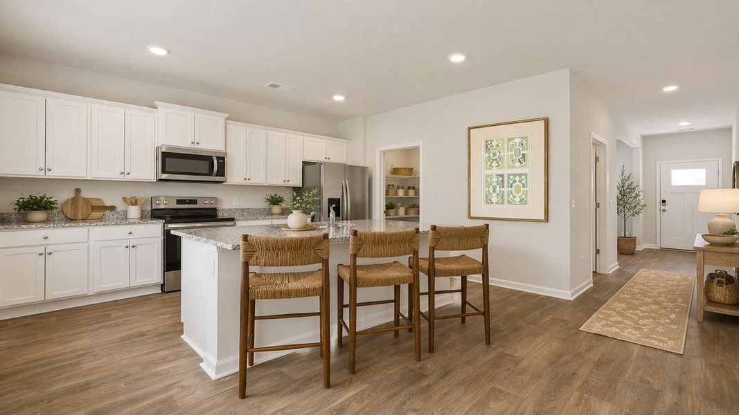Furnished interior view inside a new home in The Ranch, Holly Hill (Image 3).