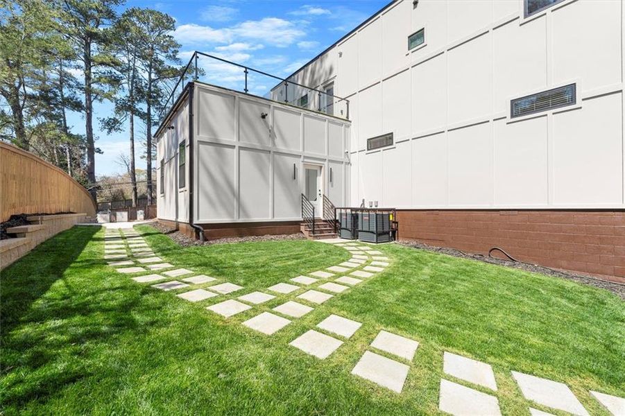 Exterior details and patio area of a home in , Atlanta (Image 26).