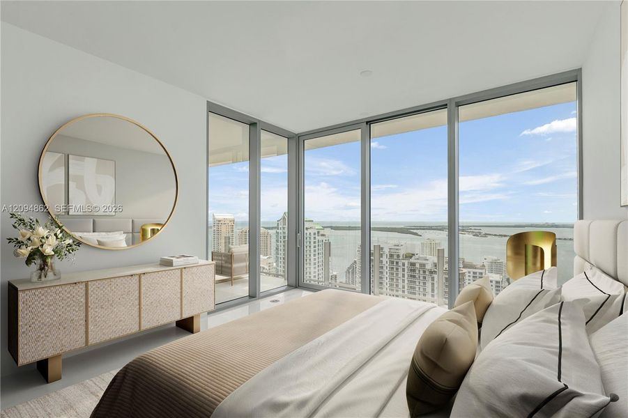 Furnished interior view inside a new home in , Miami (Image 13). Furnished interior view inside a new home in , Miami (Image 13).