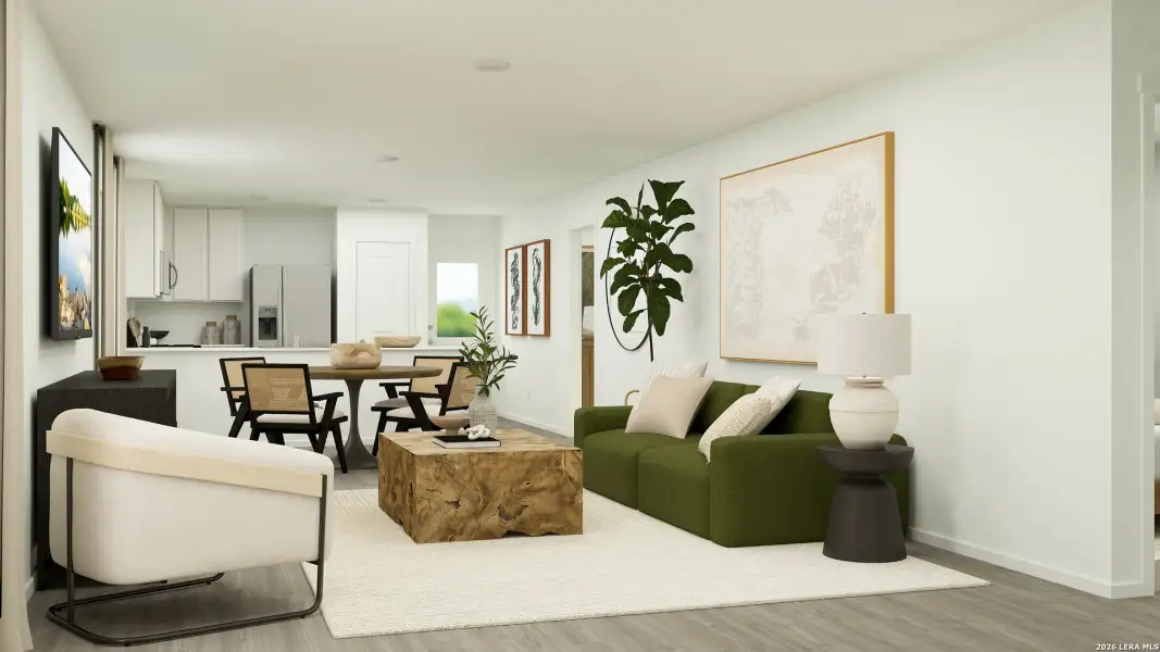 Furnished interior view inside a new home in Windridge, Kerrville (Image 23).