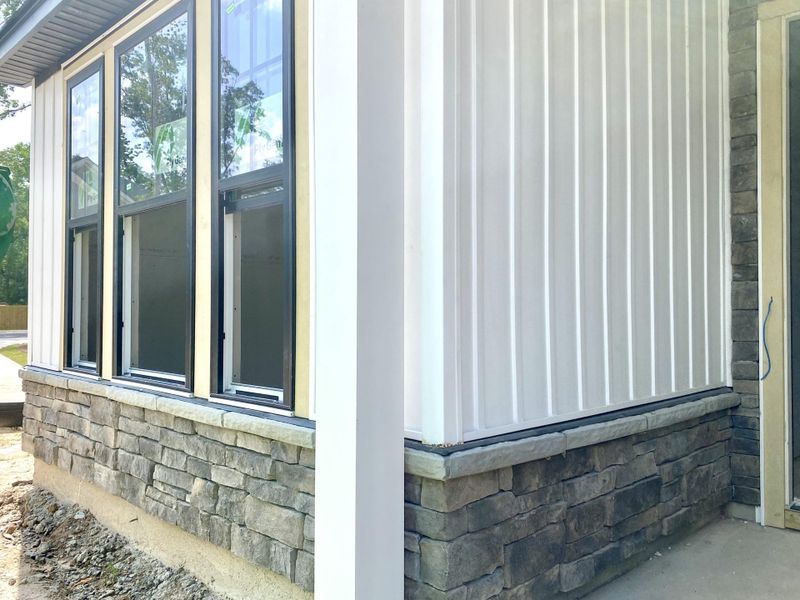 Exterior details and patio area of a home in , North Charleston (Image 3).