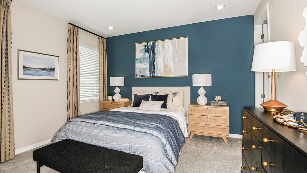 Furnished interior view inside a new home in Westview Community Group Page, Kissimmee (Image 20).