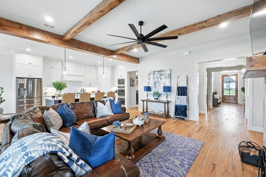 Furnished interior view inside a new home in , Justin (Image 7). Furnished interior view inside a new home in , Justin (Image 7).