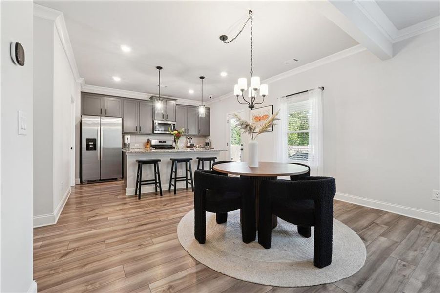 Furnished interior view inside a new home in Westgate Estates, Loganville (Image 35).