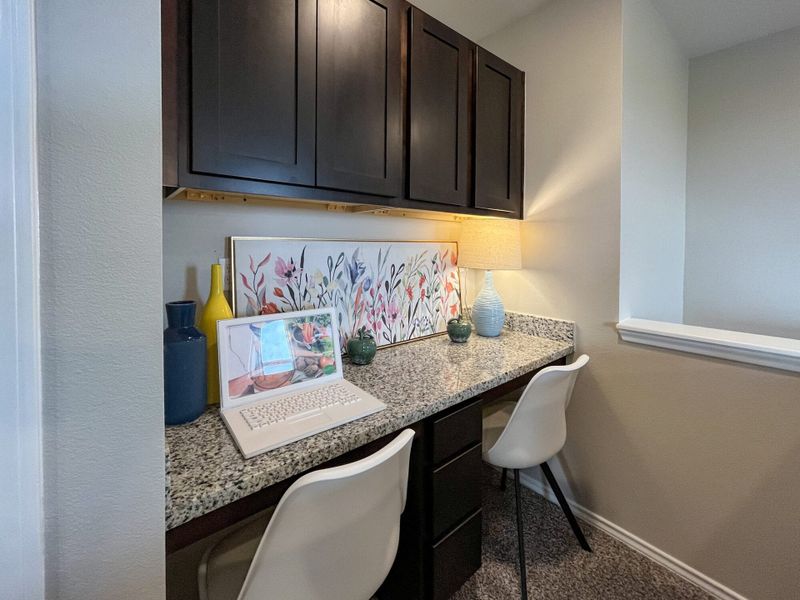 Furnished interior view inside a new home in Villas San Agustin, Laredo (Image 12).