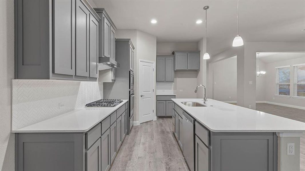 Furnished interior view inside a new home in Lakeview Pointe, Grand Prairie (Image 13).