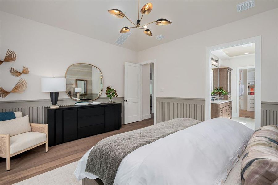 Furnished interior view inside a new home in East Village - Classic Series, Frisco (Image 11).