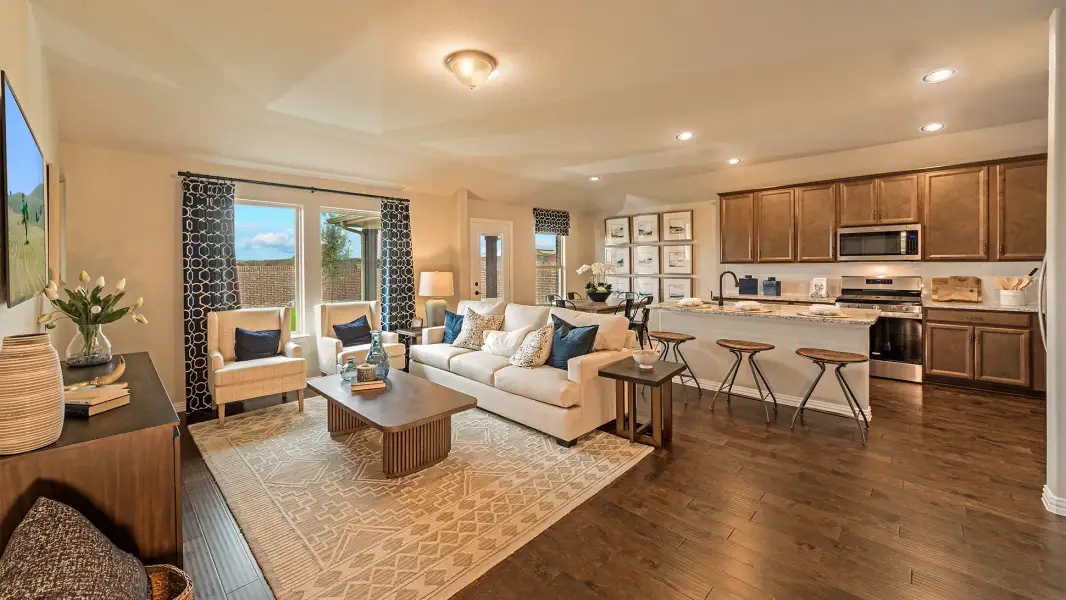 Furnished interior view inside a new home in Stark Farms, Denton (Image 12).