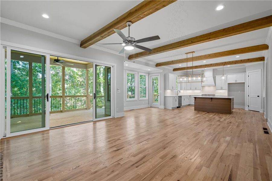 Furnished interior view inside a new home in , Canton (Image 11).