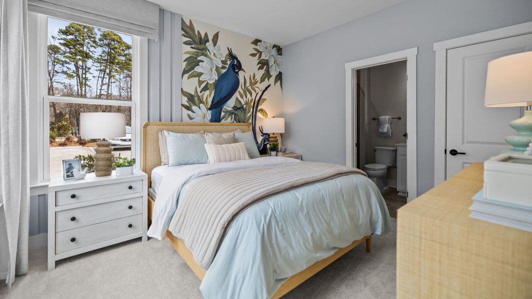 The Stonefield Home Plan in Michaux Garden by DRB Homes in Belmont, NC. - Bedroom