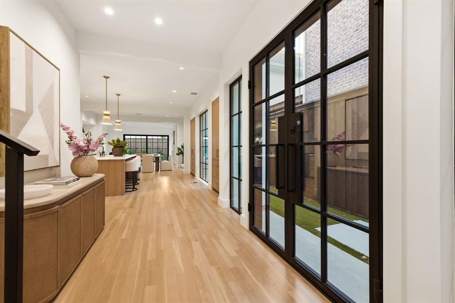 Furnished interior view inside a new home in , Dallas (Image 7).