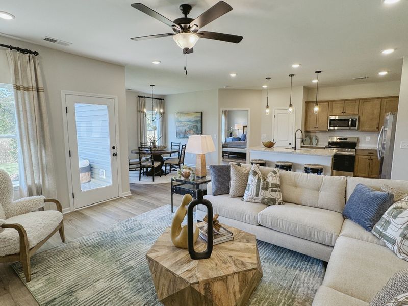 Furnished interior view inside a new home in Jackson Hills, Clarksville (Image 12).