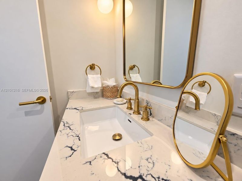Close-up of interior finishes inside a home in NoMad Residences, Miami (Image 23).