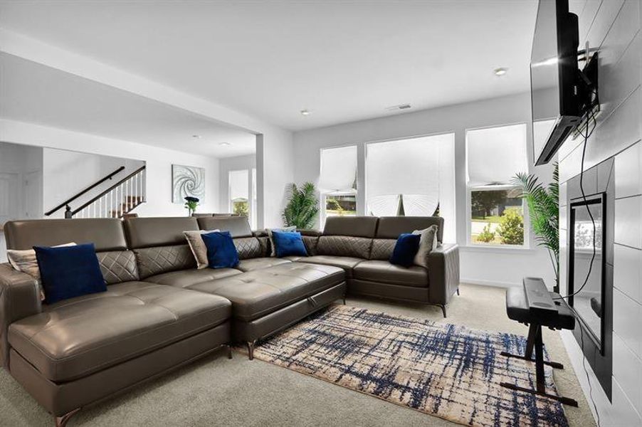 Furnished interior view inside a new home in Sweetbay Farm, Lawrenceville (Image 24).