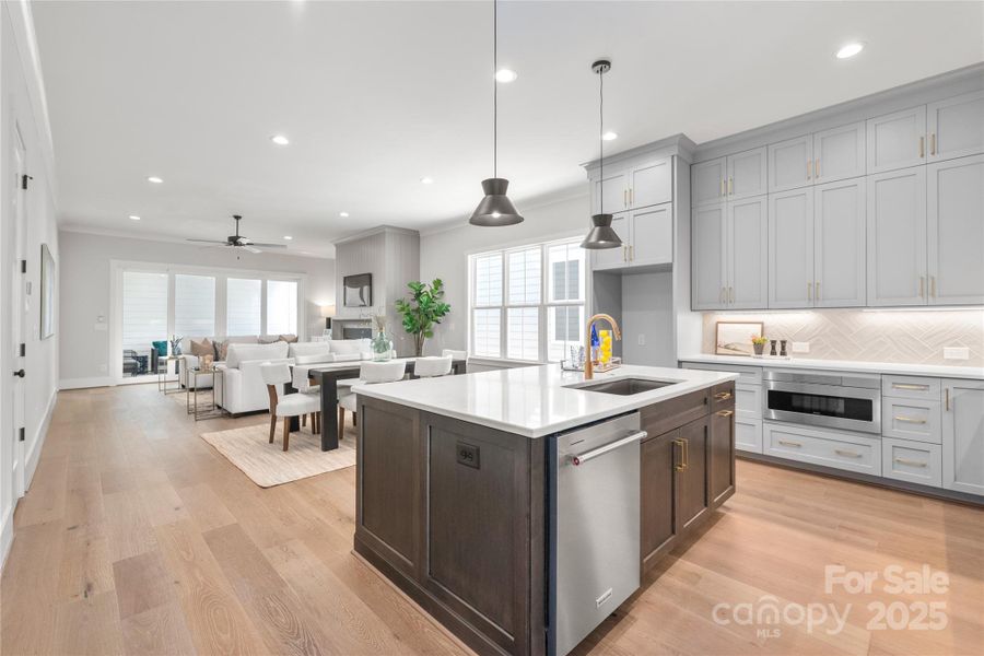 Furnished interior view inside a new home in , Davidson (Image 35).