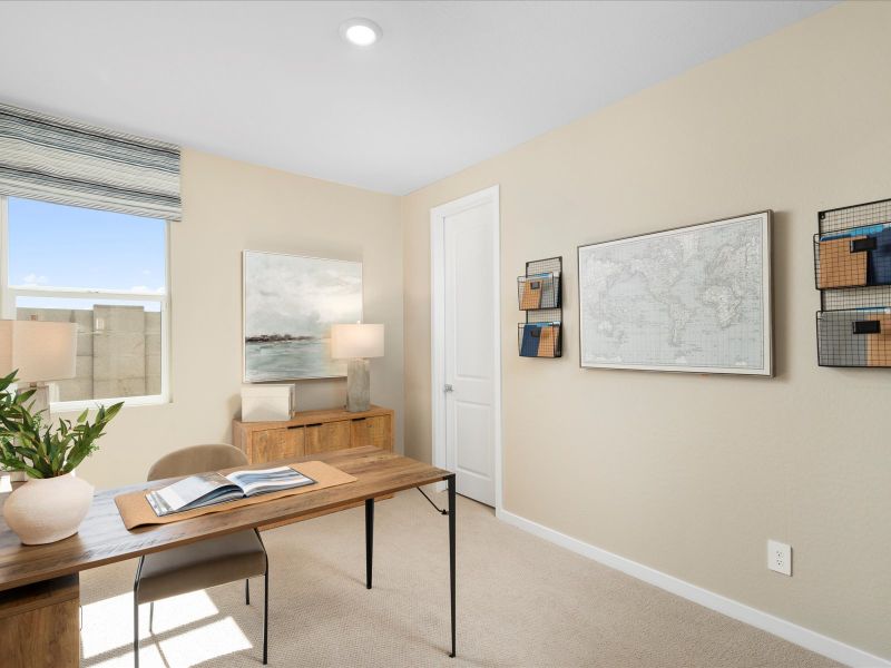 Furnished interior view inside a new home in Abel Ranch Reserve Series, Goodyear (Image 12).