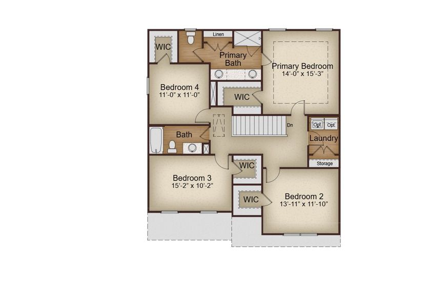 2D floor plan layout for the Mallow by McKinley Homes in Oakhill Estates, Adairsville, GA (Image 4). 2D floor plan layout for the Mallow by McKinley Homes in Oakhill Estates, Adairsville, GA (Image 4).