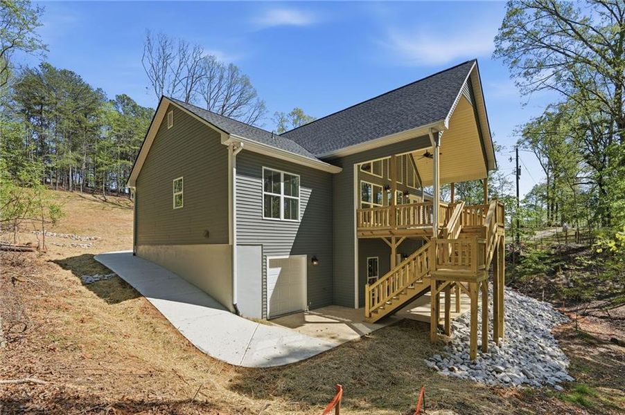 Exterior details and patio area of a home in , Gainesville (Image 30). Exterior details and patio area of a home in , Gainesville (Image 30).