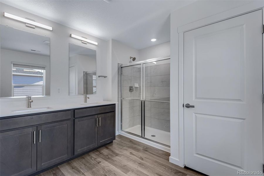 Furnished interior view inside a new home in Trails at Crowfoot, Parker (Image 5).