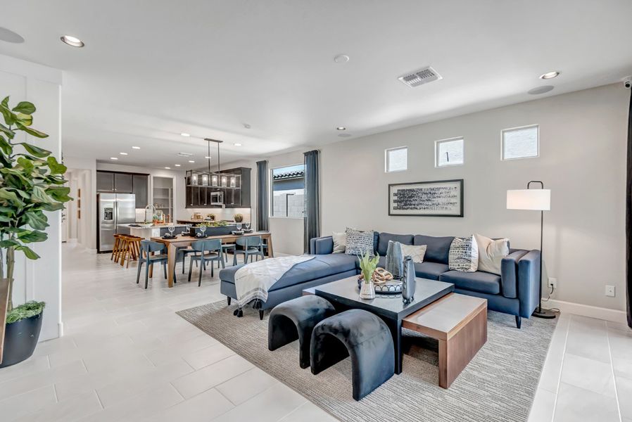 Furnished interior view inside a new home in Icon at Thunderbird, Glendale (Image 26). Furnished interior view inside a new home in Icon at Thunderbird, Glendale (Image 26).