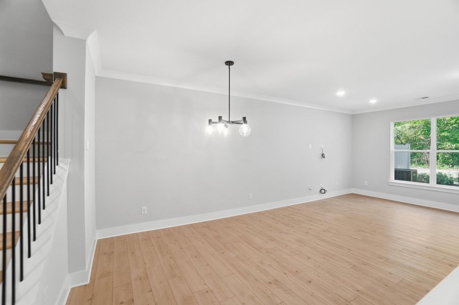 Spacious, unfurnished interior of a new home in Blythe Mill Townhomes, Waxhaw (Image 15).