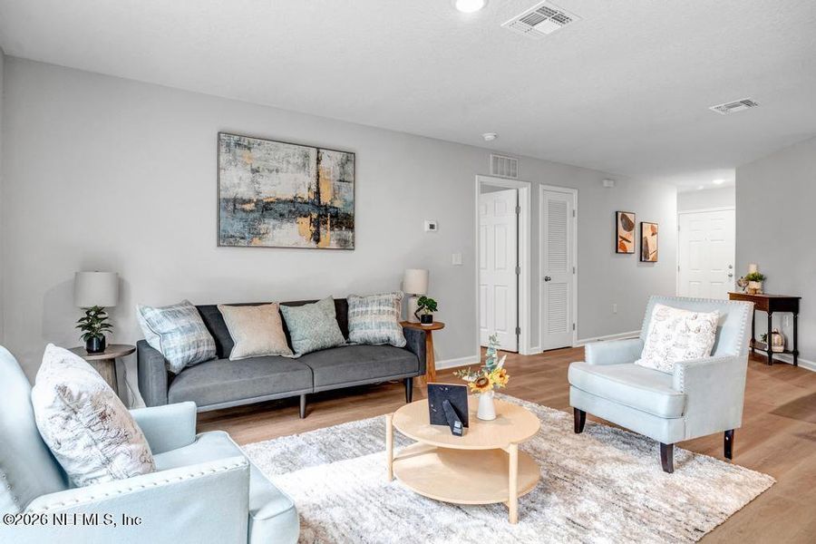 Furnished interior view inside a new home in , Jacksonville (Image 7).