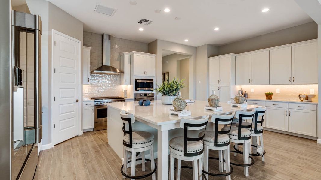 Furnished interior view inside a new home in The Ridge at Stone Butte, Phoenix (Image 7).