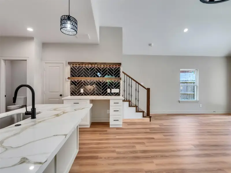 Furnished interior view inside a new home in , Willis (Image 8).