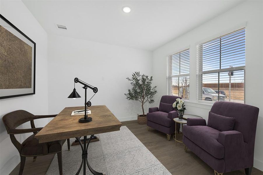 Furnished interior view inside a new home in Timberbrook, Justin (Image 6).