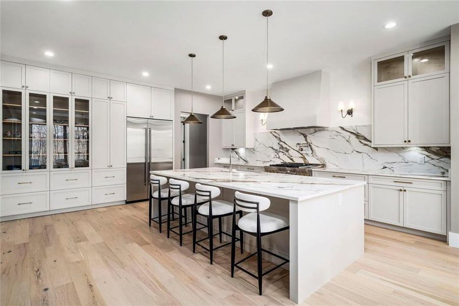 Furnished interior view inside a new home in , Alpharetta (Image 64).