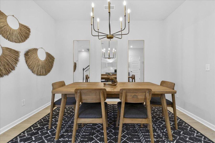 Furnished interior view inside a new home in Cypress Preserve, Moncks Corner (Image 7). Furnished interior view inside a new home in Cypress Preserve, Moncks Corner (Image 7).