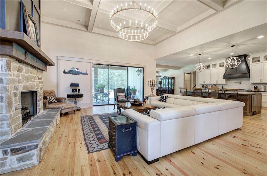 Furnished interior view inside a new home in , Acworth (Image 40).