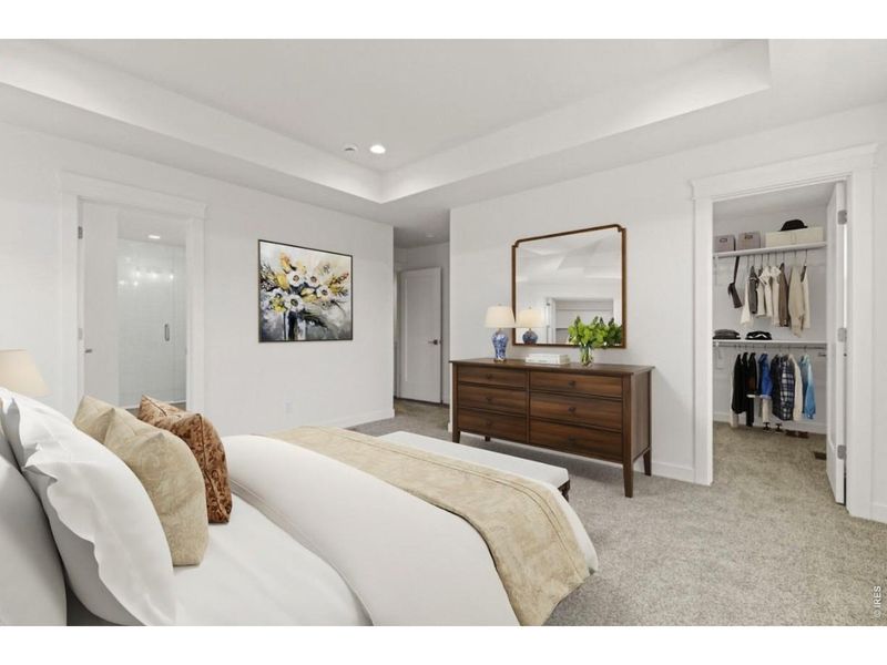Furnished interior view inside a new home in Westerly, Erie (Image 15).