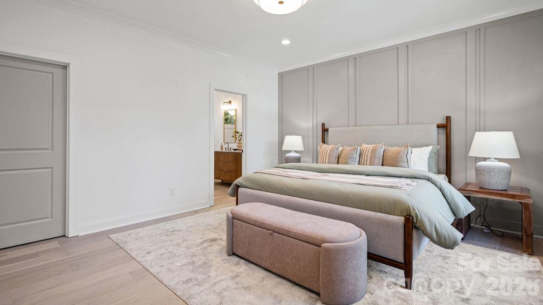 Furnished interior view inside a new home in , Charlotte (Image 35).