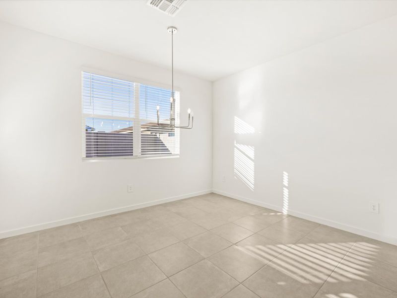 Spacious, unfurnished interior of a new home in Mesquite Mountain Ranch at Frontera, Surprise (Image 11). Spacious, unfurnished interior of a new home in Mesquite Mountain Ranch at Frontera, Surprise (Image 11).