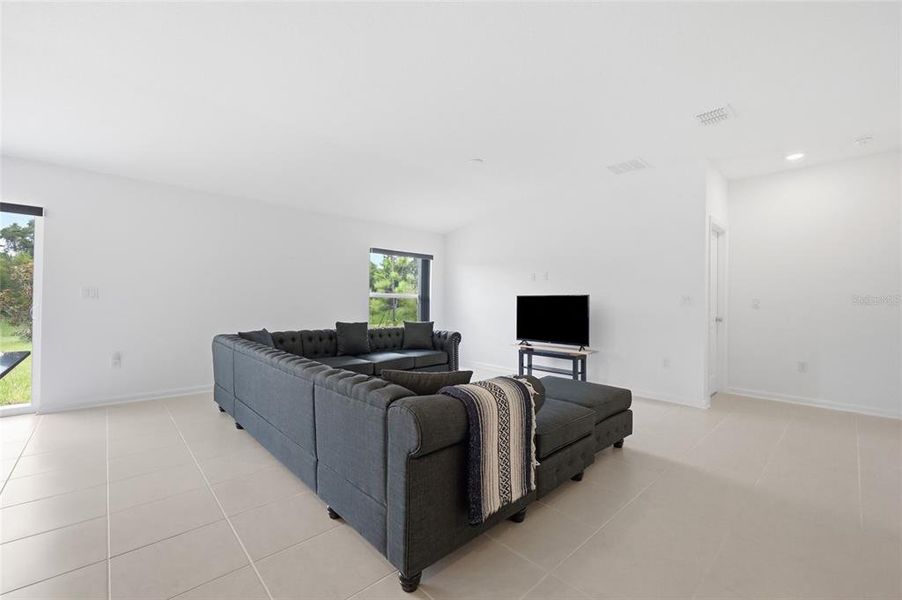 Furnished interior view inside a new home in Oak Hammock, Deland (Image 11). Furnished interior view inside a new home in Oak Hammock, Deland (Image 11).