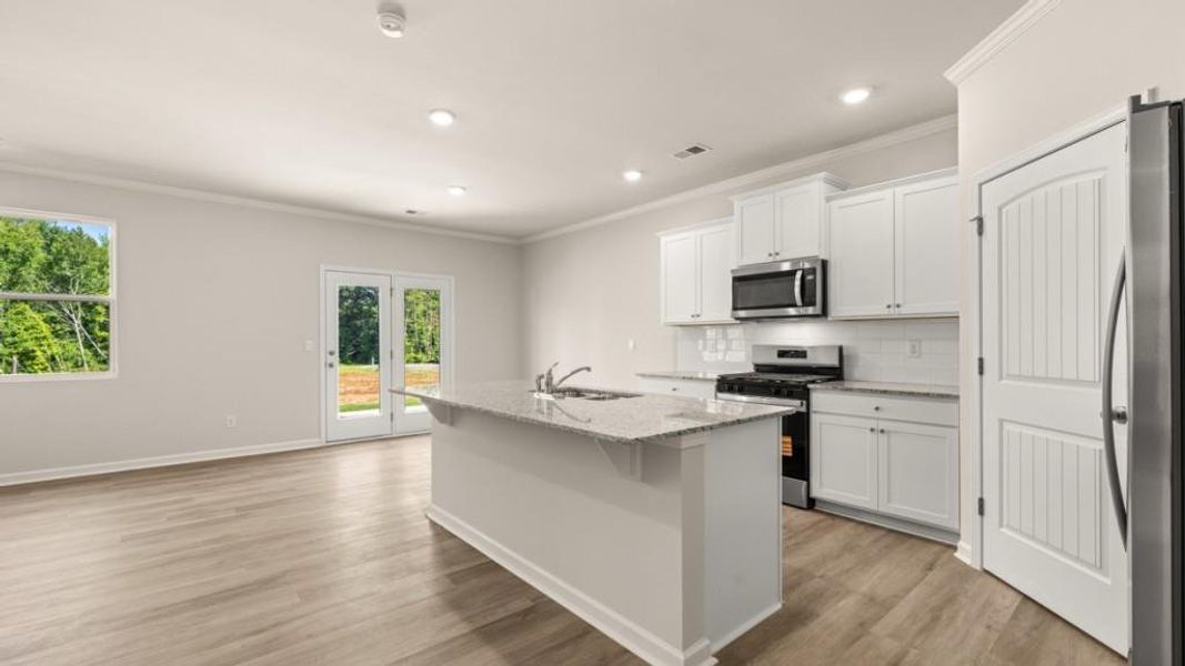 Furnished interior view inside a new home in Fairhaven, Lithia Springs (Image 7).