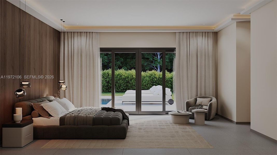 Furnished interior view inside a new home in , Plantation (Image 14).