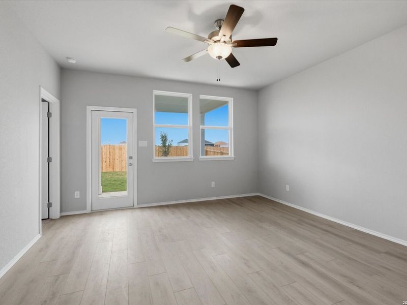 Spacious, unfurnished interior of a new home in Agave, San Antonio (Image 21). Spacious, unfurnished interior of a new home in Agave, San Antonio (Image 21).