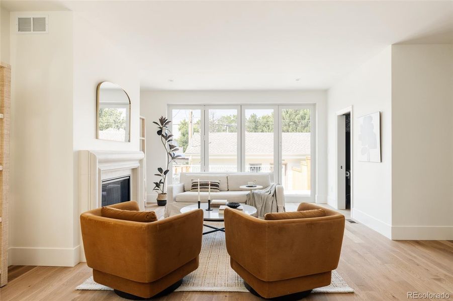 Furnished interior view inside a new home in , Denver (Image 27). Furnished interior view inside a new home in , Denver (Image 27).