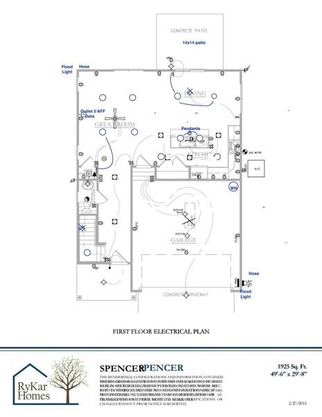 2D floor plan layout of this home in , Clover, SC (Image 8).