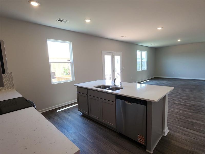 Furnished interior view inside a new home in Locust Grove Station - Cedar Ridge, Locust Grove (Image 9).