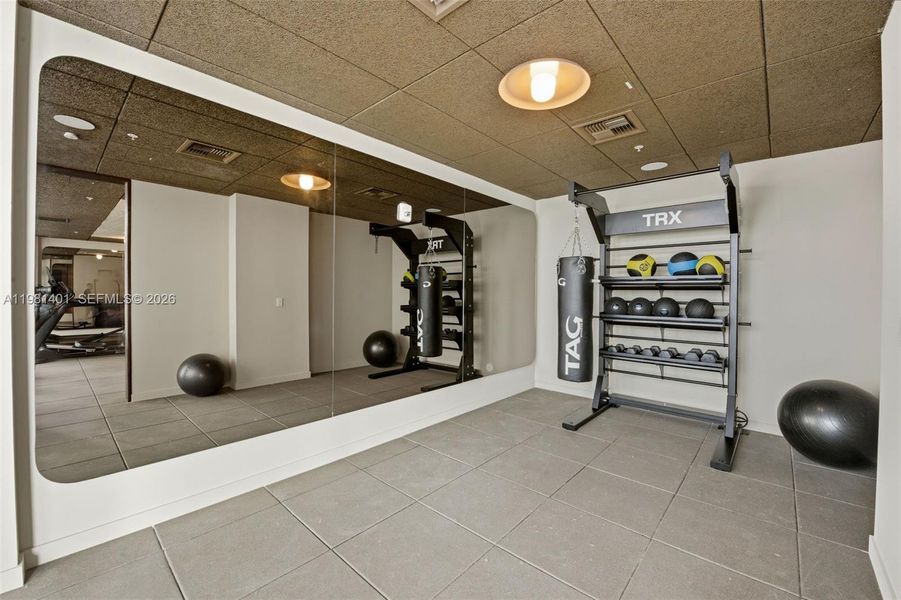 Furnished interior view inside a new home in , Miami (Image 14).