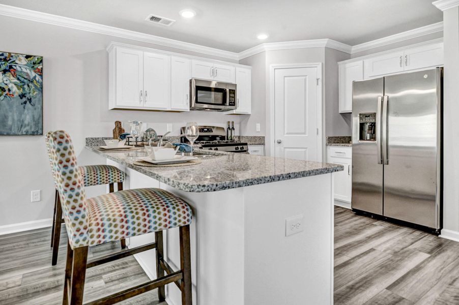 Furnished interior view inside a new home in , Goose Creek (Image 22).