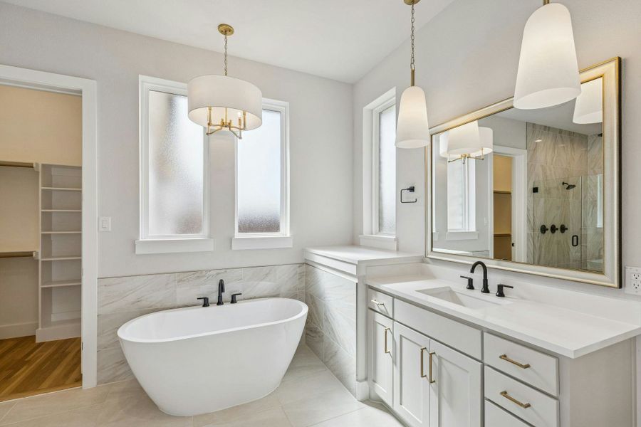 Furnished interior view inside a new home in The Vines, Haslet (Image 12).