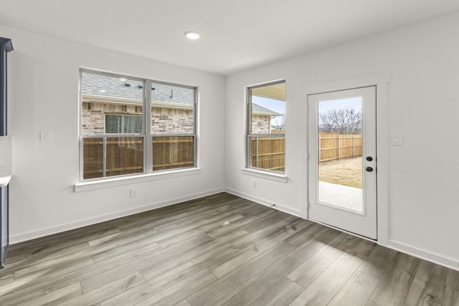Representative unfurnished interior of a home built from the Boxwood III Attwater Signature by Brohn Homes in Attwater, Waller (Image 11).