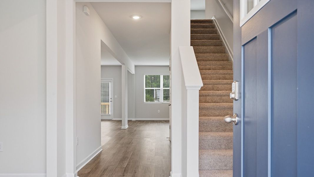 Spacious, unfurnished interior of a new home in Brooks Station, Dacula (Image 29).
