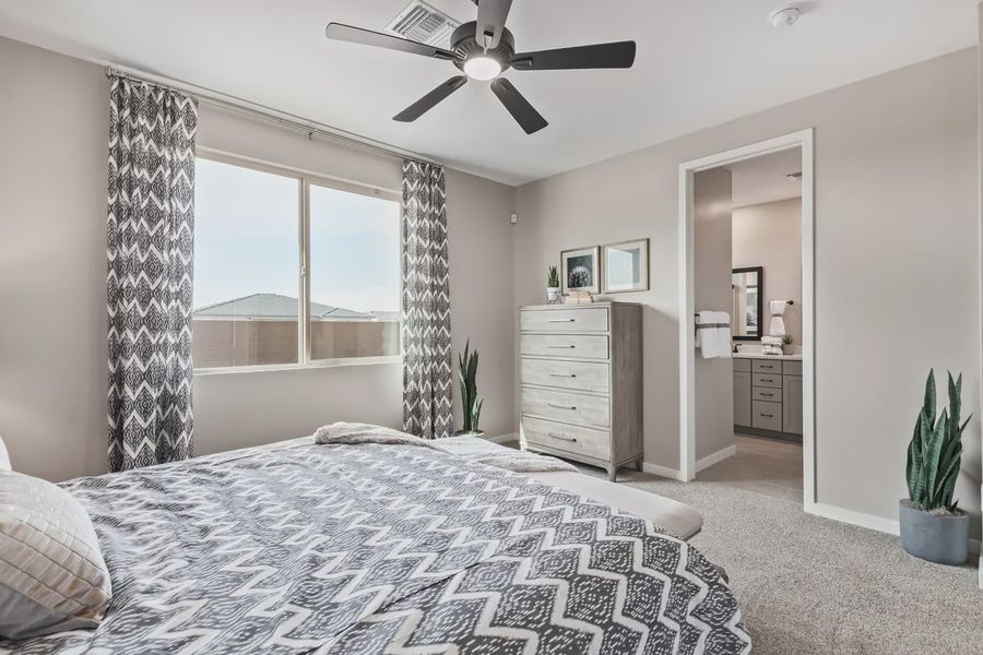 Furnished interior view inside a new home in Camilo at Santana, Yuma (Image 19).