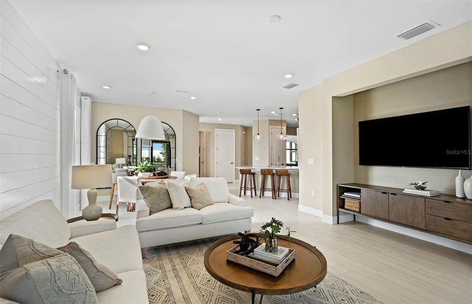 Furnished interior view inside a new home in Talon Preserve on Palmer Ranch, Nokomis (Image 13).